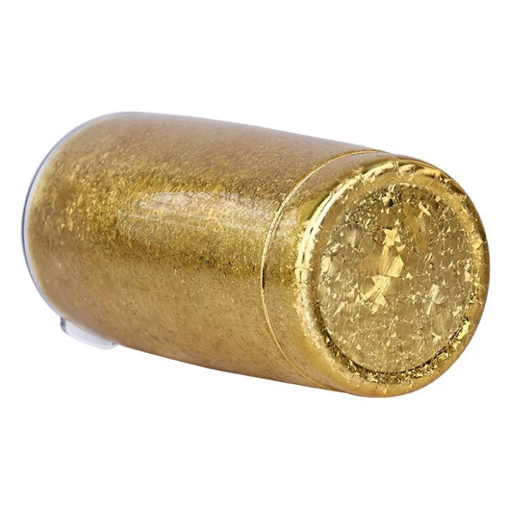 Gold Coffee Insulated Tumbler Cups With Lid