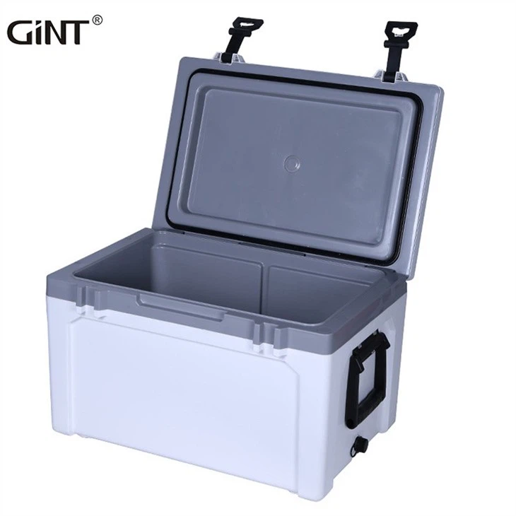 Rotomolded Durable Plastic Thermal Hard Cooler Box Leakproof Ice Chest With Bucket